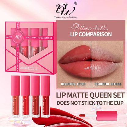 DW 4in1 Lip Gloss Matte Queen Set