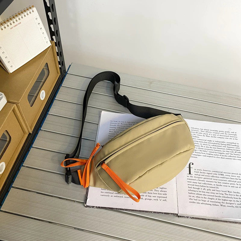 Nylon Crossbody Belt Waist Bag