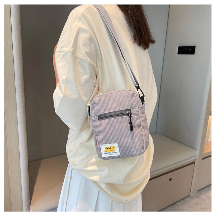 Corduroy Sling Bag