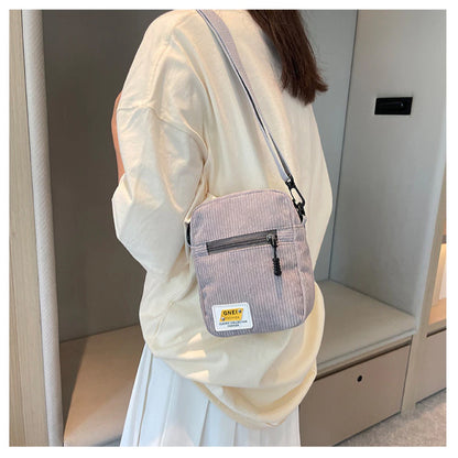Corduroy Sling Bag
