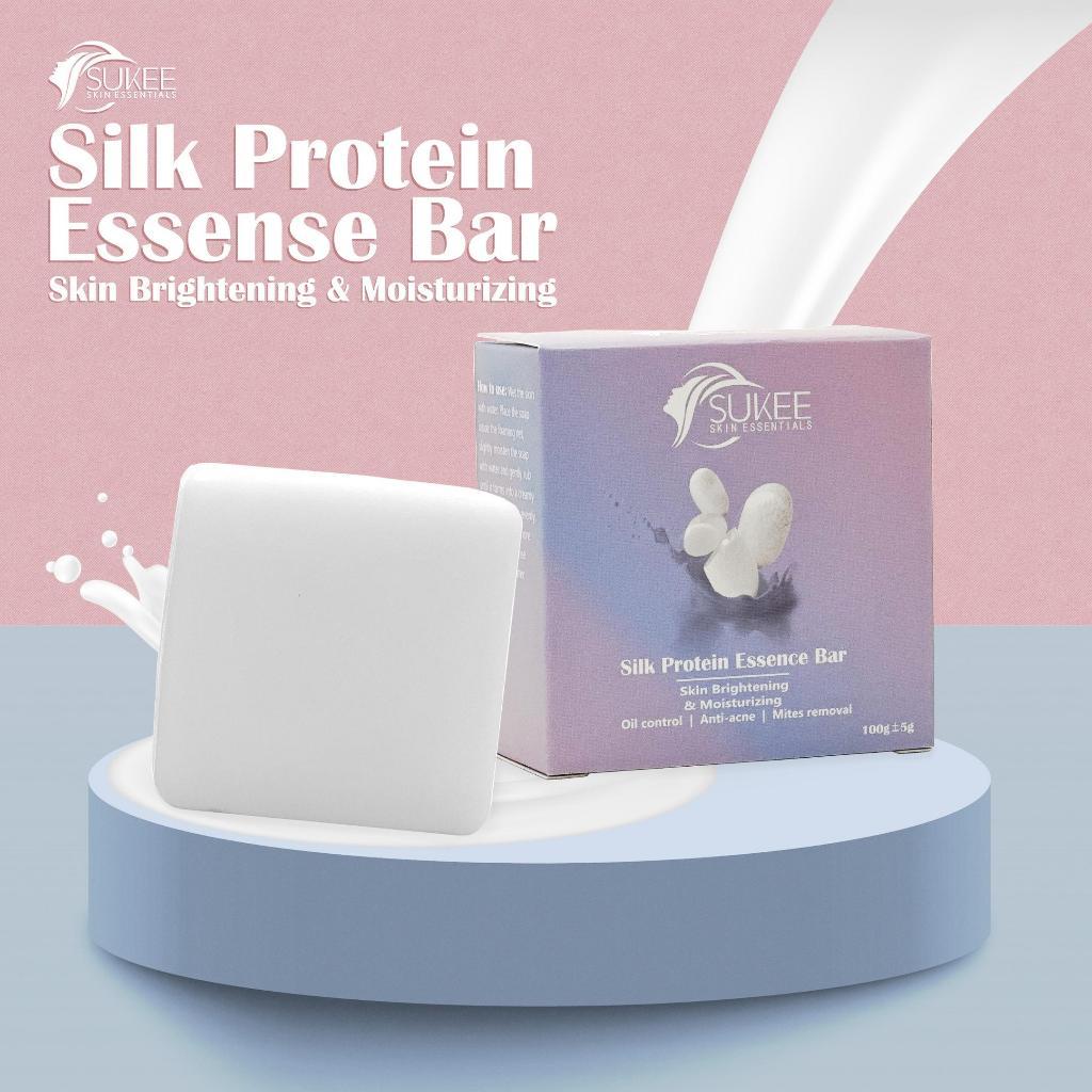 SUKEE Silk Protein Essence Bar Brightening and Moisturizing Soap Bar