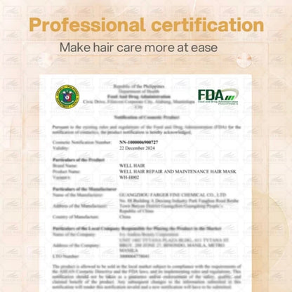 BUY 1 GET 1 | Well Hair Repair and Maintenance Hair Mask Treatment
