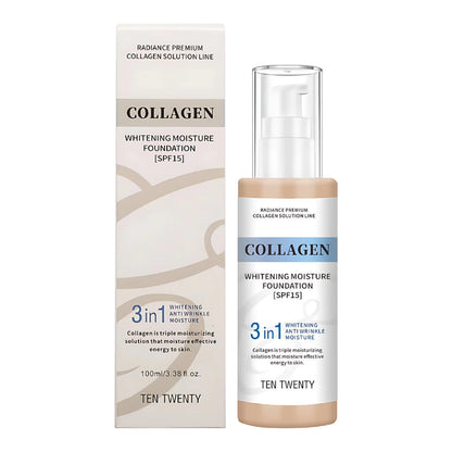 TEN TWENTY 3 in 1 Collagen Whitening Moisture Foundation SPF 15