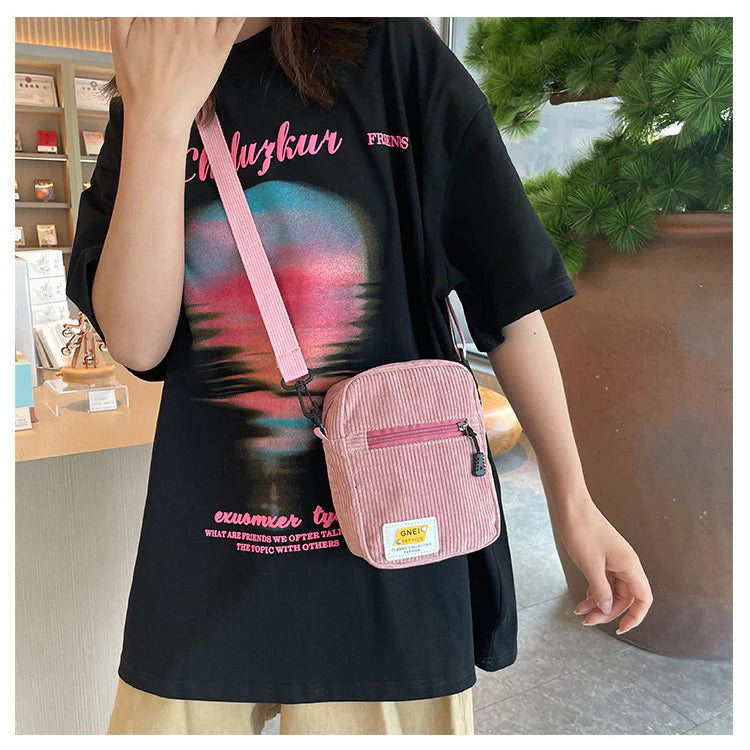 Corduroy Sling Bag
