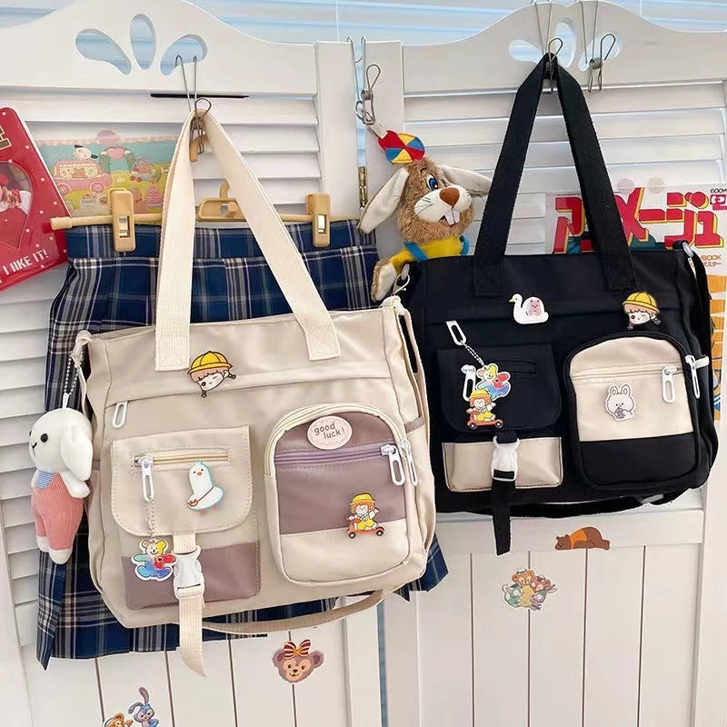 Nylon Messenger Crossbody Shoulder Sling Bag