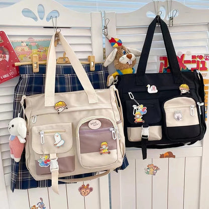 Nylon Messenger Crossbody Shoulder Sling Bag