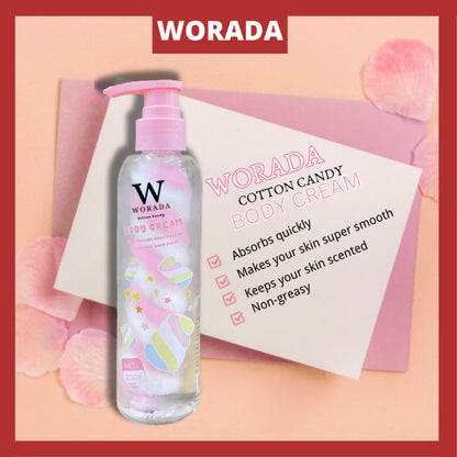 WORADA Cotton Candy Body Cream