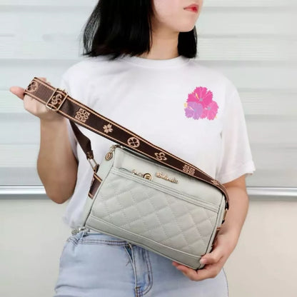 Wide Shoulder Strap Pillow Bag