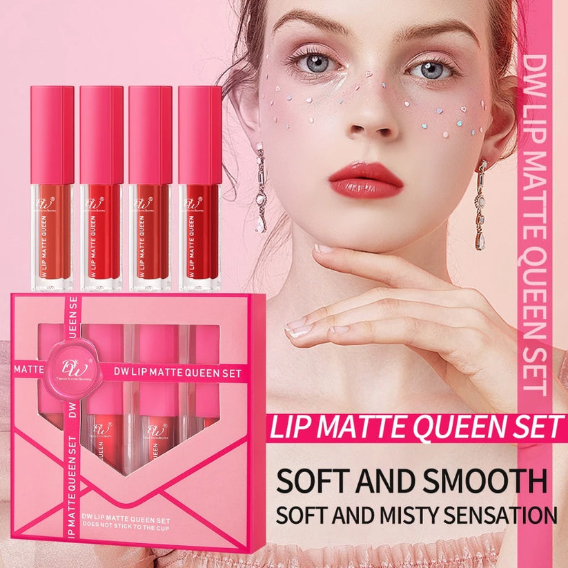 DW 4in1 Lip Gloss Matte Queen Set