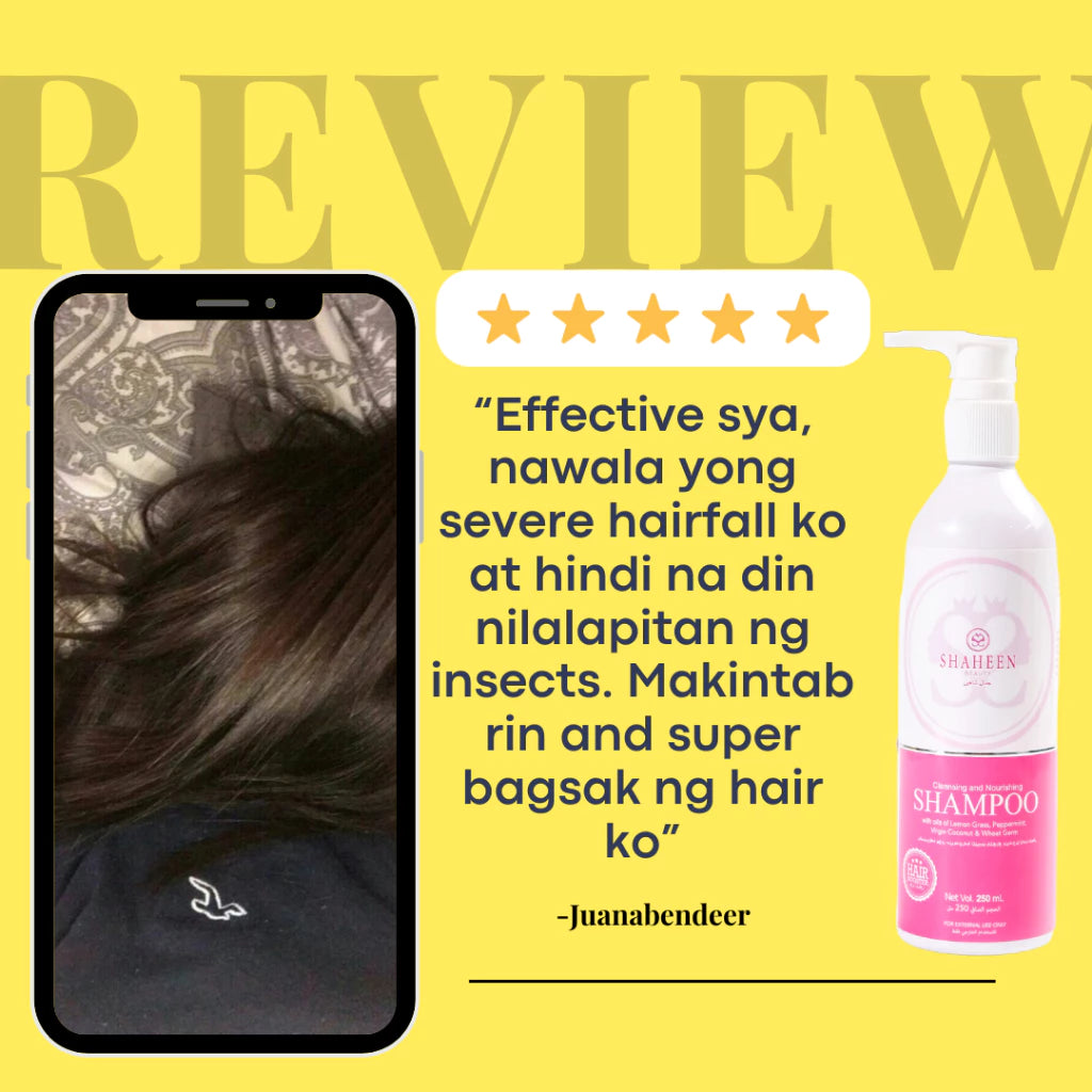 Shaheen Beauty 250ML PANGKUTO + Hair grower Shampoo with Lemongrass Oil and VCO