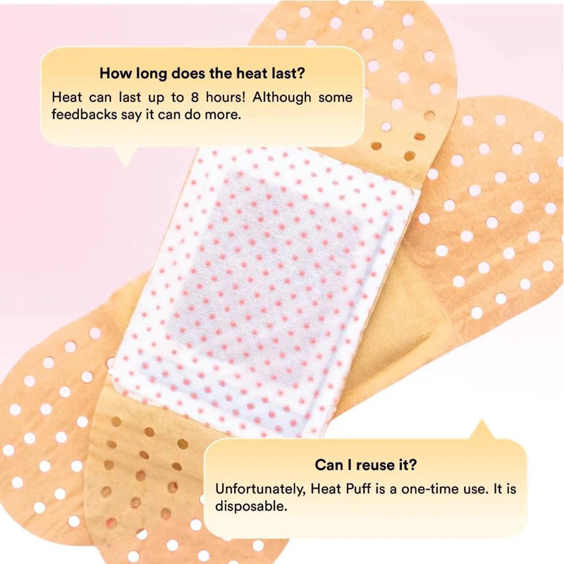 Puff & Bloom Heat Puff Air Activated Heat Menstrual Patch