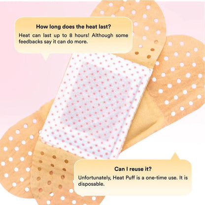 Puff & Bloom Heat Puff Air Activated Heat Menstrual Patch