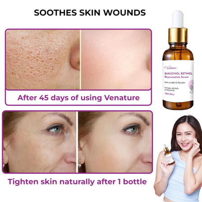 VENATURE Bakuchiol Retinol Serum 30ml – Gentle Yet Powerful Anti-Aging Care