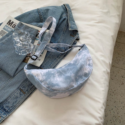 Tie-Dye Dumpling Sling Bag