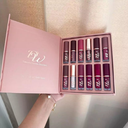 DW 12in1 Matte  Lip Gloss Set