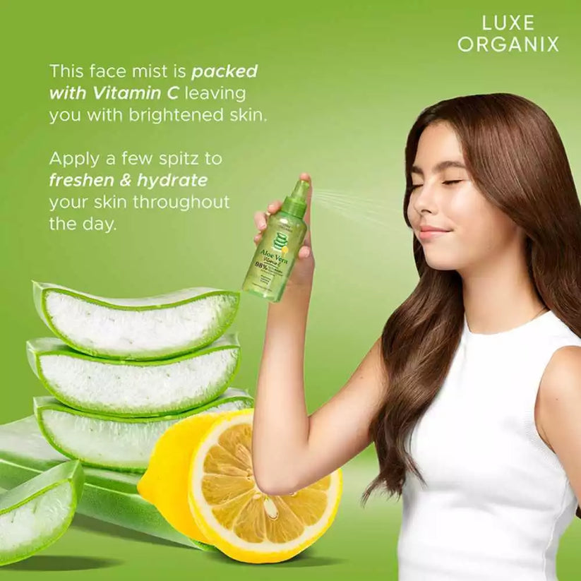 Luxe Organix 98% Aloe Vera Vitamin C Hydrabright Water 150ml