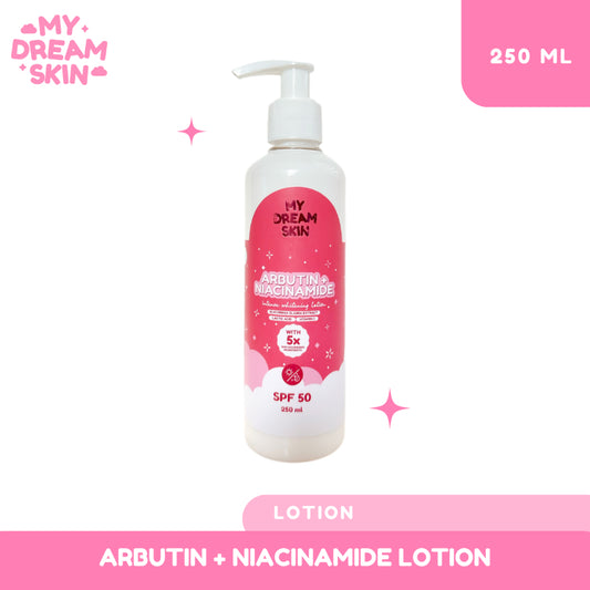 MY DREAM SKIN ARBUTIN + NIACINAMIDE INTENSE WHITENING LOTION 250ML