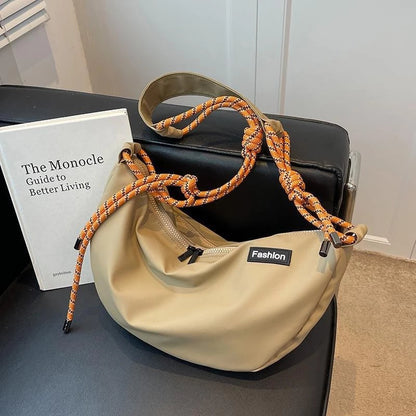 Japanese Drawstring Casual Nylon Sling Bag