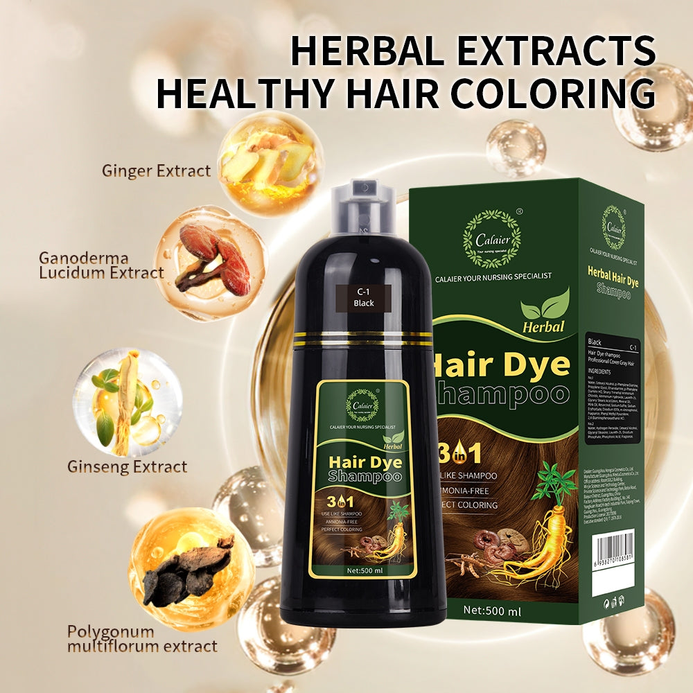 Herbal Hair Dye Shampoo 500ml