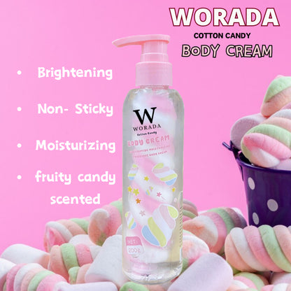 WORADA Cotton Candy Body Cream