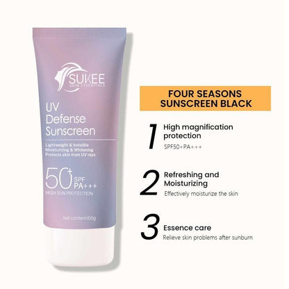 SUKEE UV Defense Sunscreen Vitamin B3 Niacinamide for Brightening Skin Illuminating SPF50PA+++