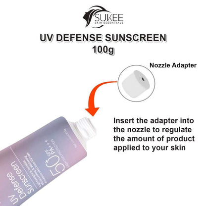 SUKEE UV Defense Sunscreen Vitamin B3 Niacinamide for Brightening Skin Illuminating SPF50PA+++