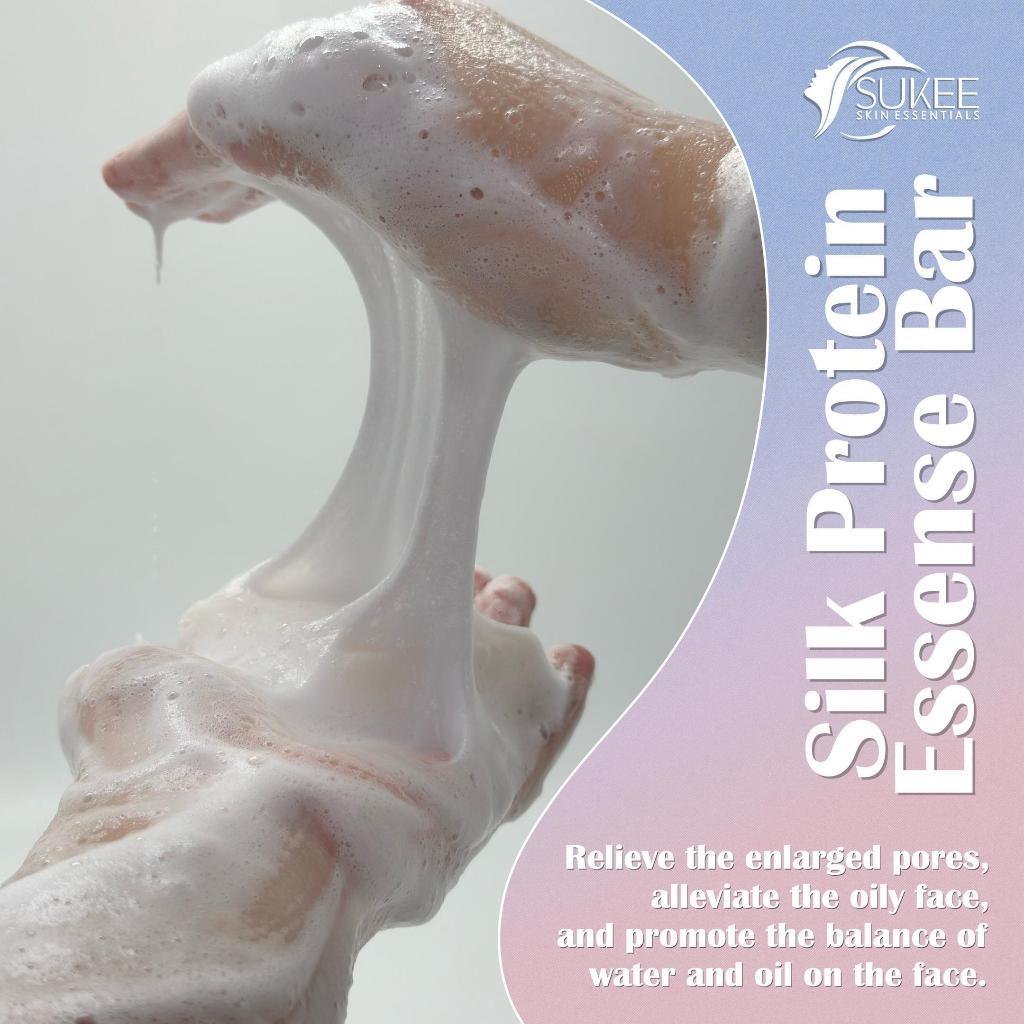 SUKEE Silk Protein Essence Bar Brightening and Moisturizing Soap Bar