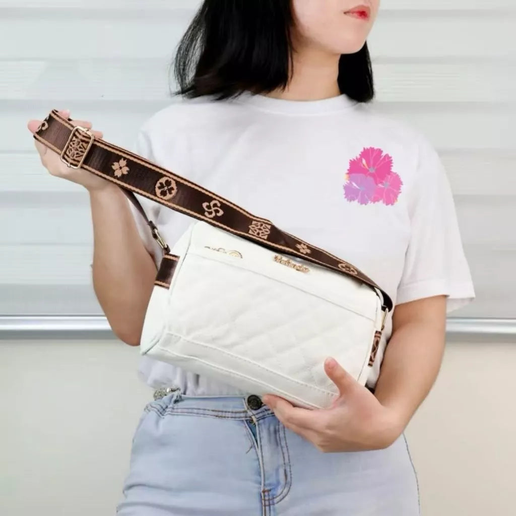 Wide Shoulder Strap Pillow Bag
