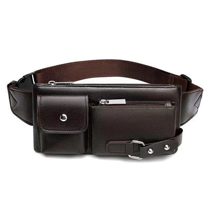 Men's Leather Waist/Chest Bag
