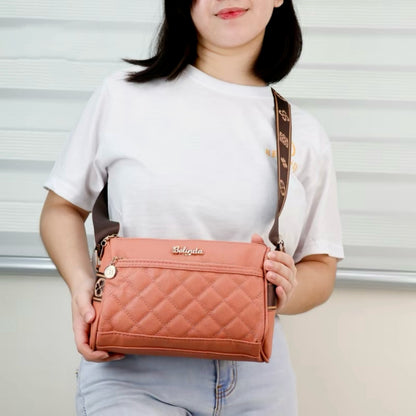 Wide Shoulder Strap Pillow Bag