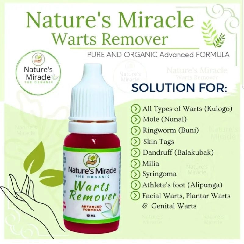 Nature's Miracle The Organic Warts Remover