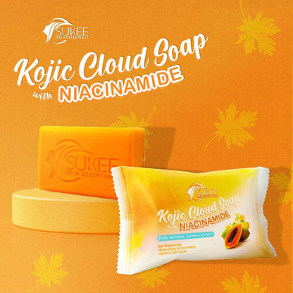 Sukee Skin Essentials Kojic Cloud Soap with Niacinamide