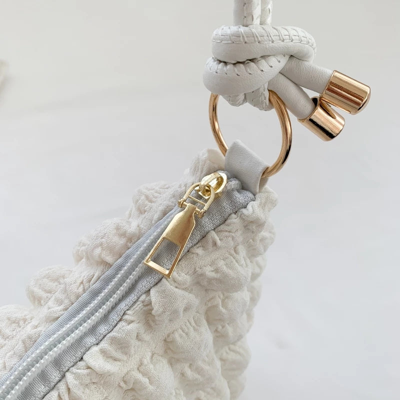 Soft Pleated Bubble Bag