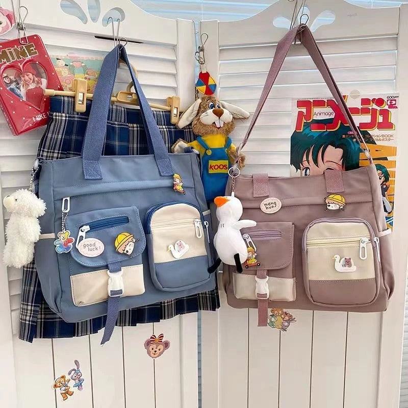 Nylon Messenger Crossbody Shoulder Sling Bag