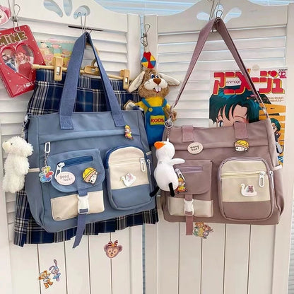 Nylon Messenger Crossbody Shoulder Sling Bag