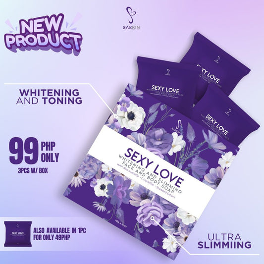 SASKIN Sexy Love Whitening and Slimming Face and Body Soap