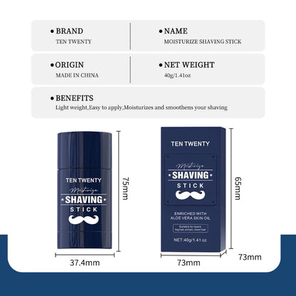 TEN TWENTY Moisturize Shaving Stick