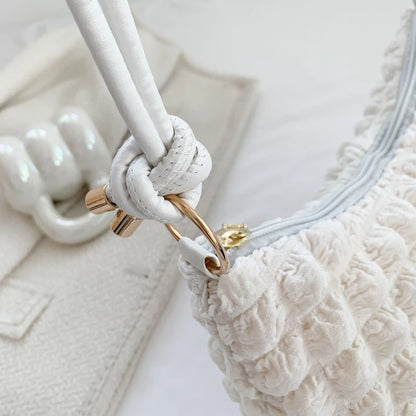 Soft Pleated Bubble Bag