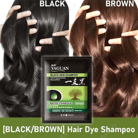 YAGUAN Hair Dye Shampoo Sachet 30ml