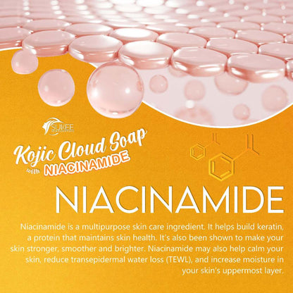 Sukee Skin Essentials Kojic Cloud Soap with Niacinamide