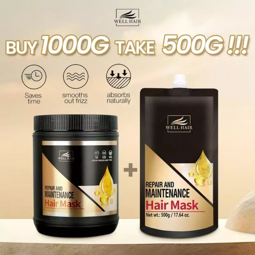 BUY 1 GET 1 | Well Hair Repair and Maintenance Hair Mask Treatment