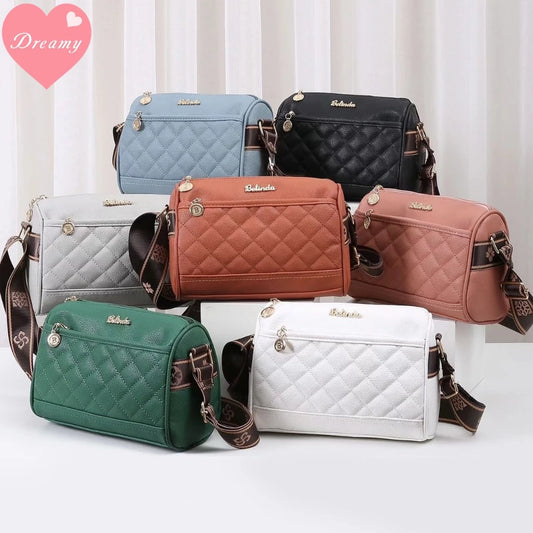 Wide Shoulder Strap Pillow Bag