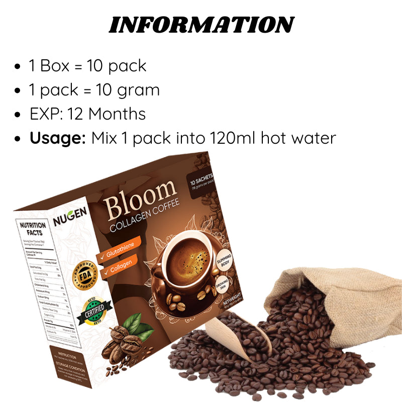 NUGEN Bloom Collagen Coffee