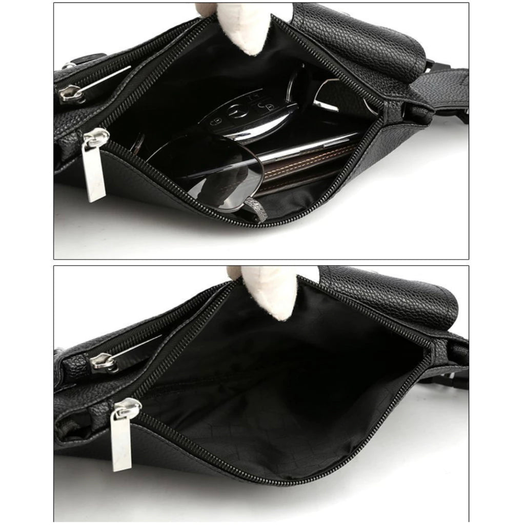 Men's Leather Waist/Chest Bag