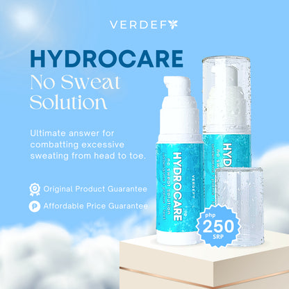 HYDROCARE (PASMA REMOVER) Solution for Hyperhidrosis & Anti-bacterial for Foot, Hand & Underarm