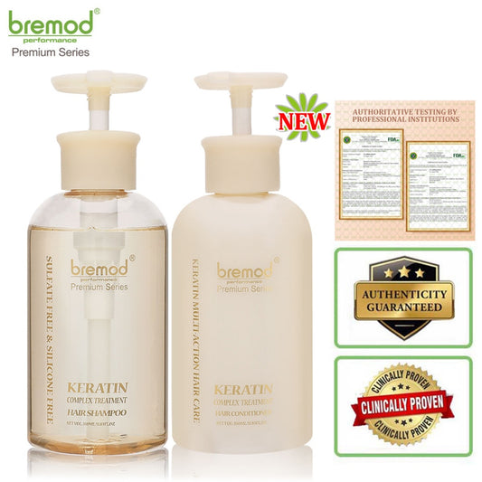 Bremod Premium Keratin Shampoo Conditioner 350ml