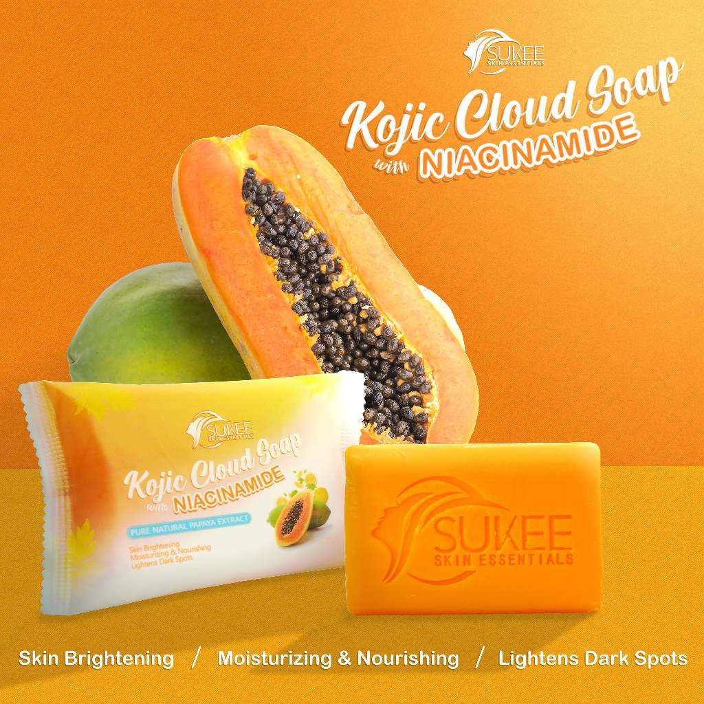 Sukee Skin Essentials Kojic Cloud Soap with Niacinamide