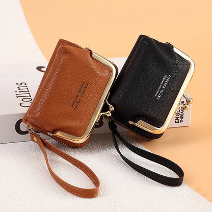 Women's Elegant Card Holder Wallet with Detachable Coin Purse