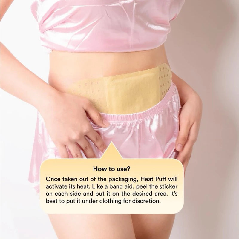 Puff & Bloom Heat Puff Air Activated Heat Menstrual Patch
