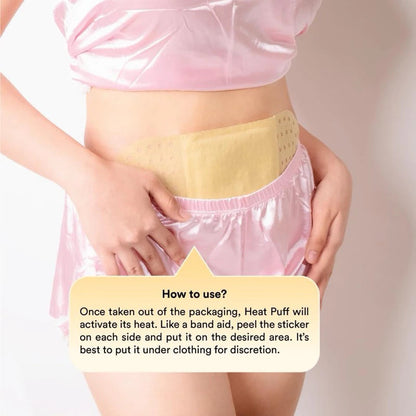 Puff & Bloom Heat Puff Air Activated Heat Menstrual Patch